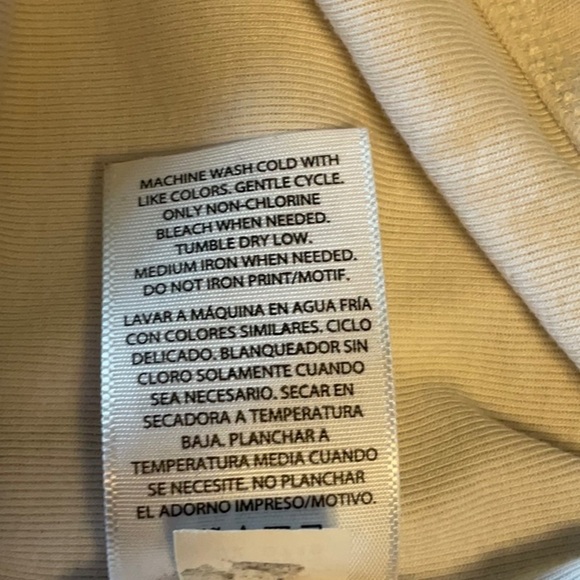 Time and Tru Off-White Long Sleeve Turtleneck - Picture 8 of 8